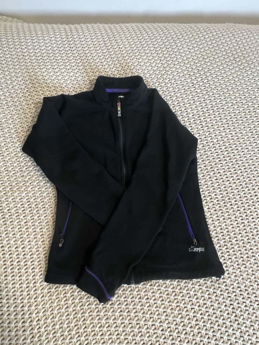 Sherpa Adventure Gear Fleece Jacket Black Size L